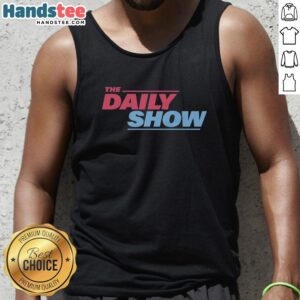 Nice The Daily Show tank top featuring vibrant graphics and a trendy design, perfect for fans of the show.