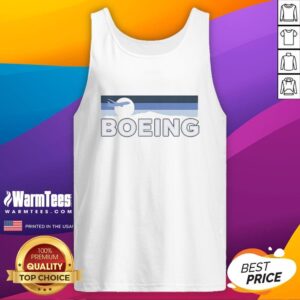 Original Boeing 2026 Wanderer Vintage Tank Top featuring classic aviation design and retro style for aviation enthusiasts.