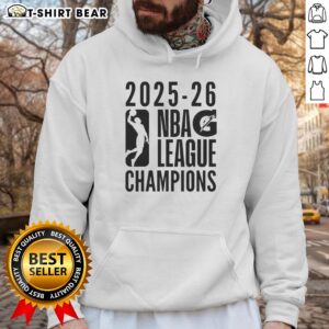 2025-2026 Hoodie celebrating Top NBA G-League Champions, featuring team logos and vibrant colors perfect for fans.