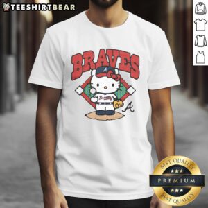 Cute Atlanta Braves Hello Kitty T-Shirt