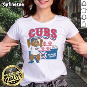 Premium Preschool Mitchell & Ness Cream Chicago Cubs Step Back Up Ladies Tee, stylish and comfortable for young fans.