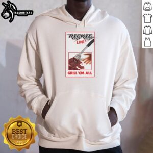 Nice Rickie New York Live Grill Em All Hoodie featuring a stylish design, perfect for fans and casual wear.