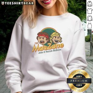 Pretty The Maczone John and Patrick McEnroe 2026 sweatshirt featuring a stylish design for tennis fans.
