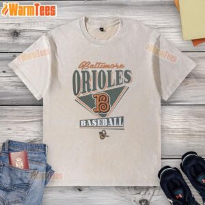 Original Baltimore Orioles MLB 2026 City Connect washed t-shirt featuring vibrant team colors and logo design.