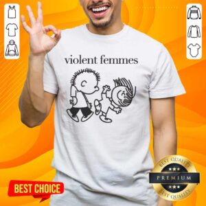 Alt Text: Premium Violent Femmes T-Shirt featuring a bold graphic design, perfect for fans of the iconic alternative rock band.