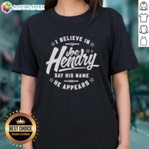 Alt Text: Good I Believe In Joe Hendry WWE shirt featuring a stylish design for fans, celebrating his presence in wrestling.