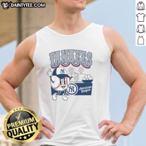 Awesome Mitchell & Ness Cream New York Yankees Step Back Up Tank Top showcasing team logo and stylish design.