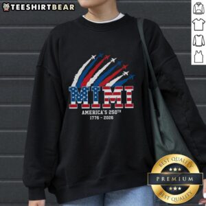 Awesome American 250th Anniversary Mimi Sweatshirt featuring patriotic design and comfortable fit for festive celebrations.