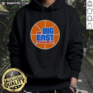 Top The Big East Tournament hoodie featuring team colors and logo, perfect for fans supporting their favorite basketball team.
