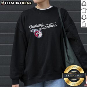 Good Cleveland Guardians Soft As A Grape sweatshirt in navy blue, featuring a stylish logo and comfortable fit for fans.