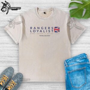 Original Rangers Loyalist Born Under A Union Jack T-Shirt - Image 6