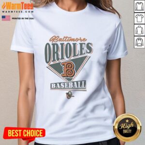 Ladies' tee featuring the Original Baltimore Orioles MLB 2026 City Connect design, perfect for fans and stylish wear.
