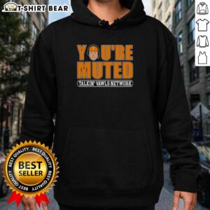 Funny Tennessee podcast hoodie featuring 'Top-Youre-Muted-Talkin-Vawls-Network' design by J-Man.