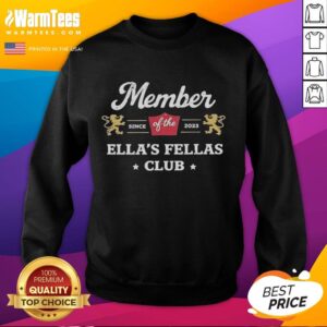 Vintage sweatshirt from the Ellas Fellas Club since 2023, featuring a stylish design and comfortable fit.