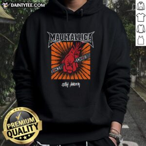 Official Maultallic Sith Anger Hoodie featuring a striking design and comfortable fit, perfect for Star Wars fans.
