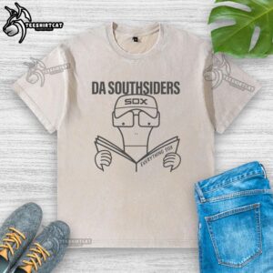 Nice Milo of Native Threads Da Southsiders Chicago White Sox washed t-shirt, featuring a stylish design for fans.