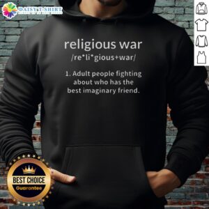 Premium Religious War Definition Imaginary Friend Hoodie showcasing unique design and cozy fabric for stylish comfort.
