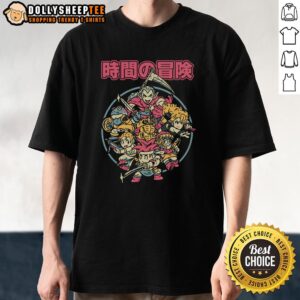 Original Chrono Crew T-Shirt featuring a stylish design for fans of retro gaming and time travel adventures.