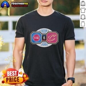 Good Detroit Pistons vs Cleveland Cavaliers 2026 NBA Playoffs Eastern Conference Semifinals T-Shirt design.