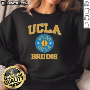 Alt Text: Premium UCLA Bruins Basketball 2026 logo retro sweatshirt featuring vintage design and team colors.