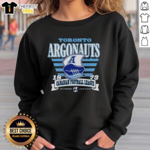 Vintage Hot Toronto Argonauts Canadian Football 1873 retro sweatshirt featuring team logo and classic design.