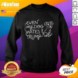 Premium Lady Gaga sweatshirt featuring 'Even My Dog Hates' design, perfect for fans who love unique and fun apparel.