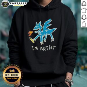 Alt Text: Good Im Artist Dragon Hoodie featuring a vibrant dragon graphic, perfect for art lovers and cozy fashion enthusiasts.