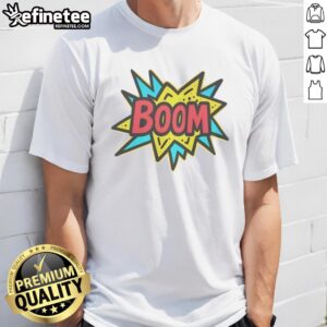 Pretty The Crash Dad Boom T-Shirt featuring a fun graphic design, perfect for casual wear and dad-themed gifts.