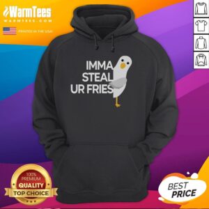 Good Imma Steal Ur Fries Hoodie in vibrant colors, featuring a playful graphic, perfect for food lovers and fashion enthusiasts.