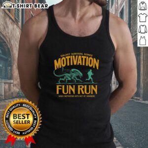 Official Galaxy Survival Series Motivation Fun Run Alien Tank Top featuring vibrant graphics and a comfortable fit.