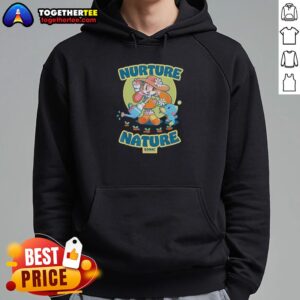 Vintage Nice Cream hoodie featuring The Rabbit and The Hedgehog in Chao Garden for Earth Day celebration.