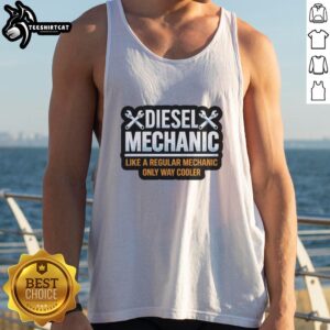Official Diesel Mechanic Way Cooler Wrenches tank top, featuring a unique design for automotive enthusiasts.