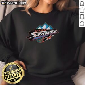 Good Utah Starzz 97 Sweatshirt featuring vibrant team colors and logo, perfect for sports fans and casual wear.