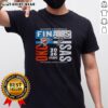 Awesome 2025-26 NBA Western Conference Finals T-Shirt featuring Oklahoma City Thunder vs San Antonio Spurs design.