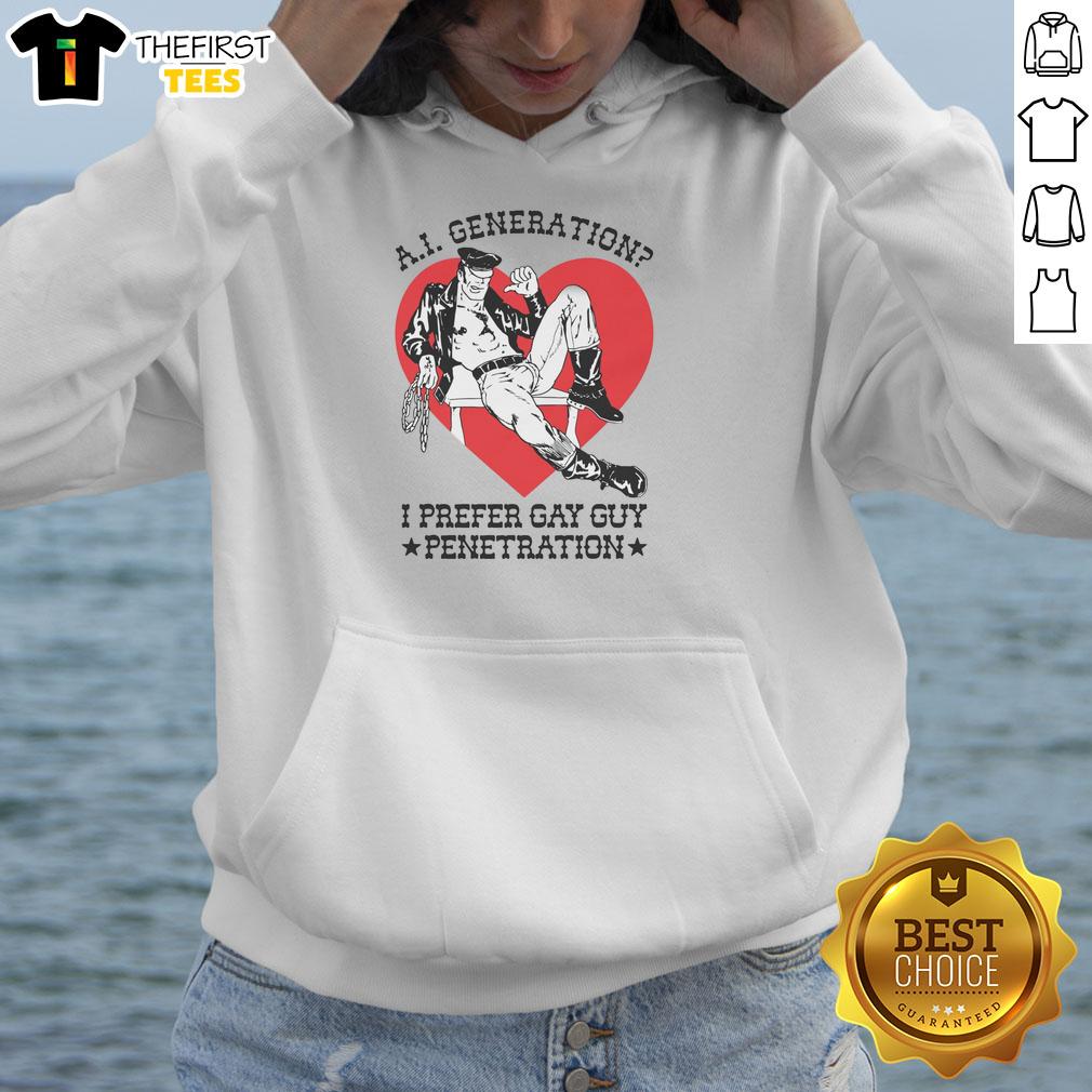 awesome-a-i-generation-i-prefer-gay-guy-penetration-hoodie Awesome A.I. Generation hoodie featuring 'I Prefer Gay Guy Penetration' design, perfect for LGBTQ+ fashion enthusiasts.