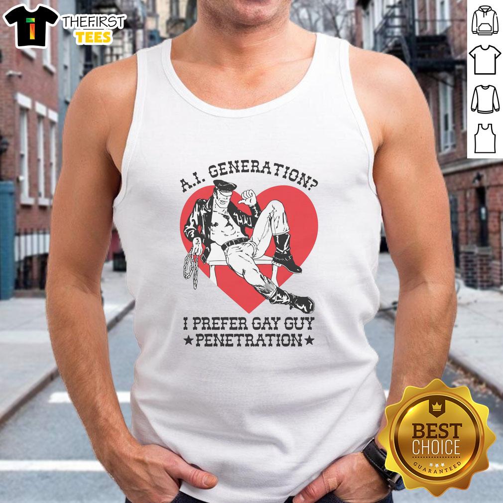 awesome-a-i-generation-i-prefer-gay-guy-penetration-tank-top Stylish tank top featuring 'I Prefer Gay Guy Penetration' graphic, showcasing modern A.I. generation design for LGBTQ+ pride.