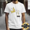 Awesome A Peeled Banana Sexy Cartoon T-Shirt featuring a fun, vibrant banana graphic for a playful fashion statement.
