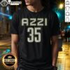 Awesome Azzi Fudd Dal 35 T-Shirt featuring a stylish design, perfect for fans of basketball and sports apparel.