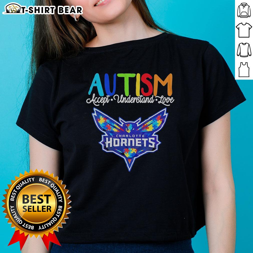 Awesome Charlotte Hornets Autism Accept Understand Love Awareness Support Ladies-Tee Awesome Charlotte Hornets Autism Awareness Support Ladies Tee featuring vibrant design promoting acceptance and understanding.