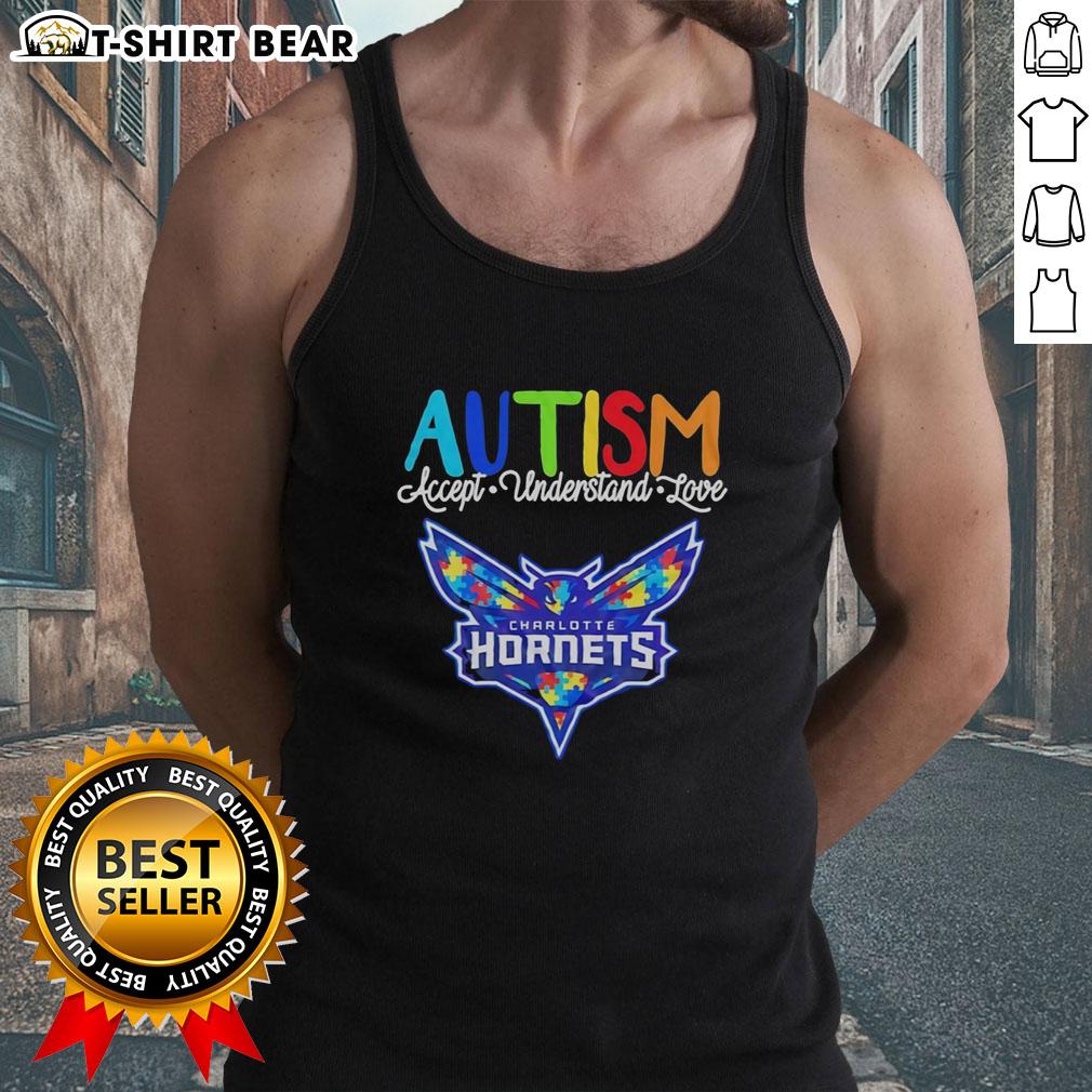 Awesome Charlotte Hornets Autism Accept Understand Love Awareness Support Tank Top Awesome Charlotte Hornets Autism Accept Understand Love Awareness Support Tank Top featuring vibrant team colors.