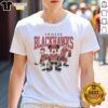 Awesome Chicago Blackhawks Disney Team Ice Hockey T-Shirt featuring vibrant graphics and team logo on a stylish design.