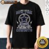 Alt Text: Awesome Dallas Cowboys NFL t-shirt with 'I May Live In New York On Sundays, My Heart And Soul Belong To Cowboys' design.