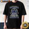 Awesome Dallas Cowboys NFL t-shirt: 'I May Live In Oklahoma On Sundays, My Heart And Soul Belong To Cowboys' design.