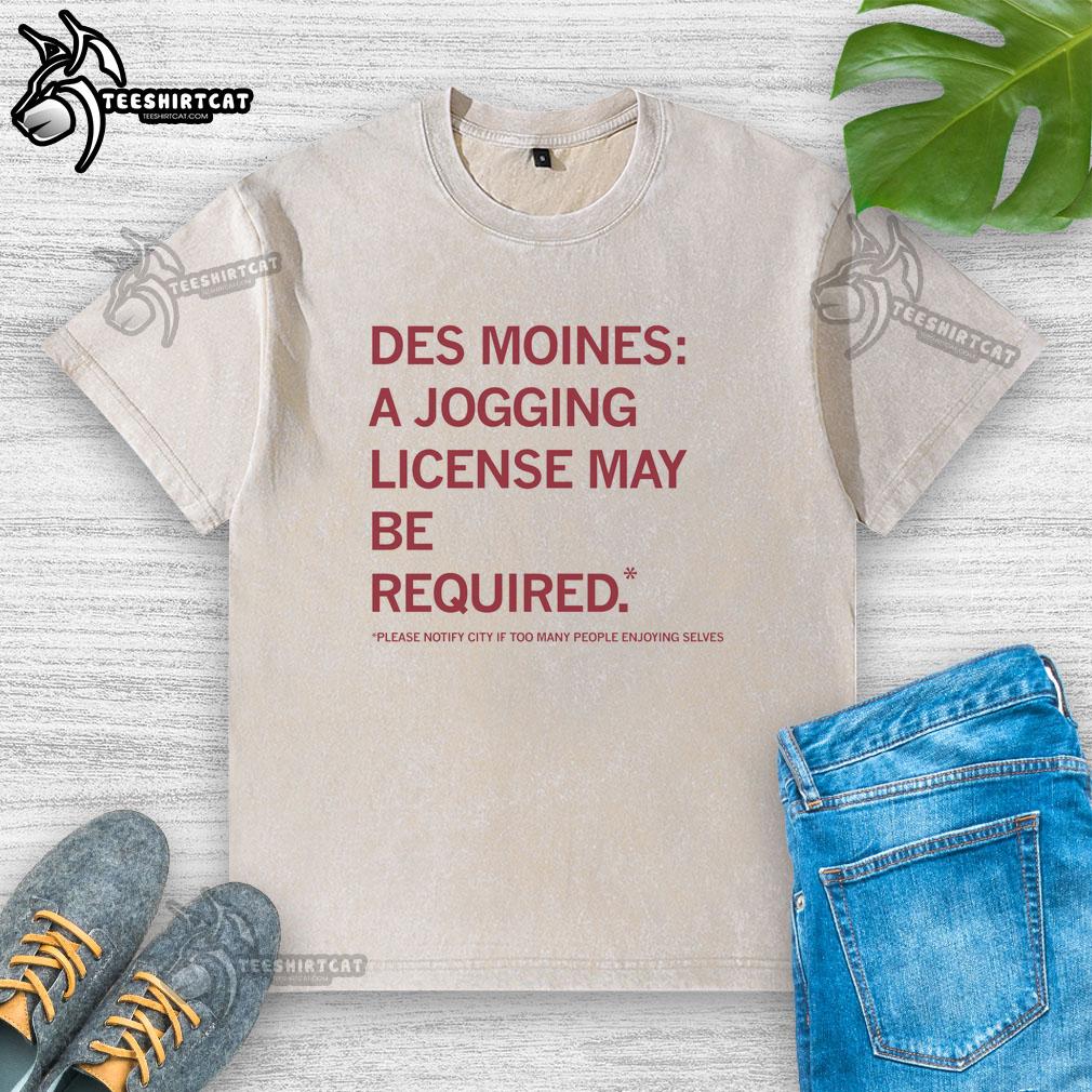 awesome-des-moines-jogging-license-washed-t-shirt Awesome Des Moines Jogging License washed t-shirt featuring a stylish design for fitness enthusiasts in Iowa.