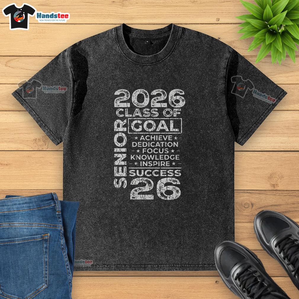 awesome-graduation-2026-washed-t-shirt Awesome Graduation 2026 washed t-shirt featuring a stylish design, perfect for celebrating graduation day.