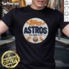 Alt Text: Awesome Houston Astros MLB x Topps Baseball The Real One T-shirt featuring vibrant team colors and logo.