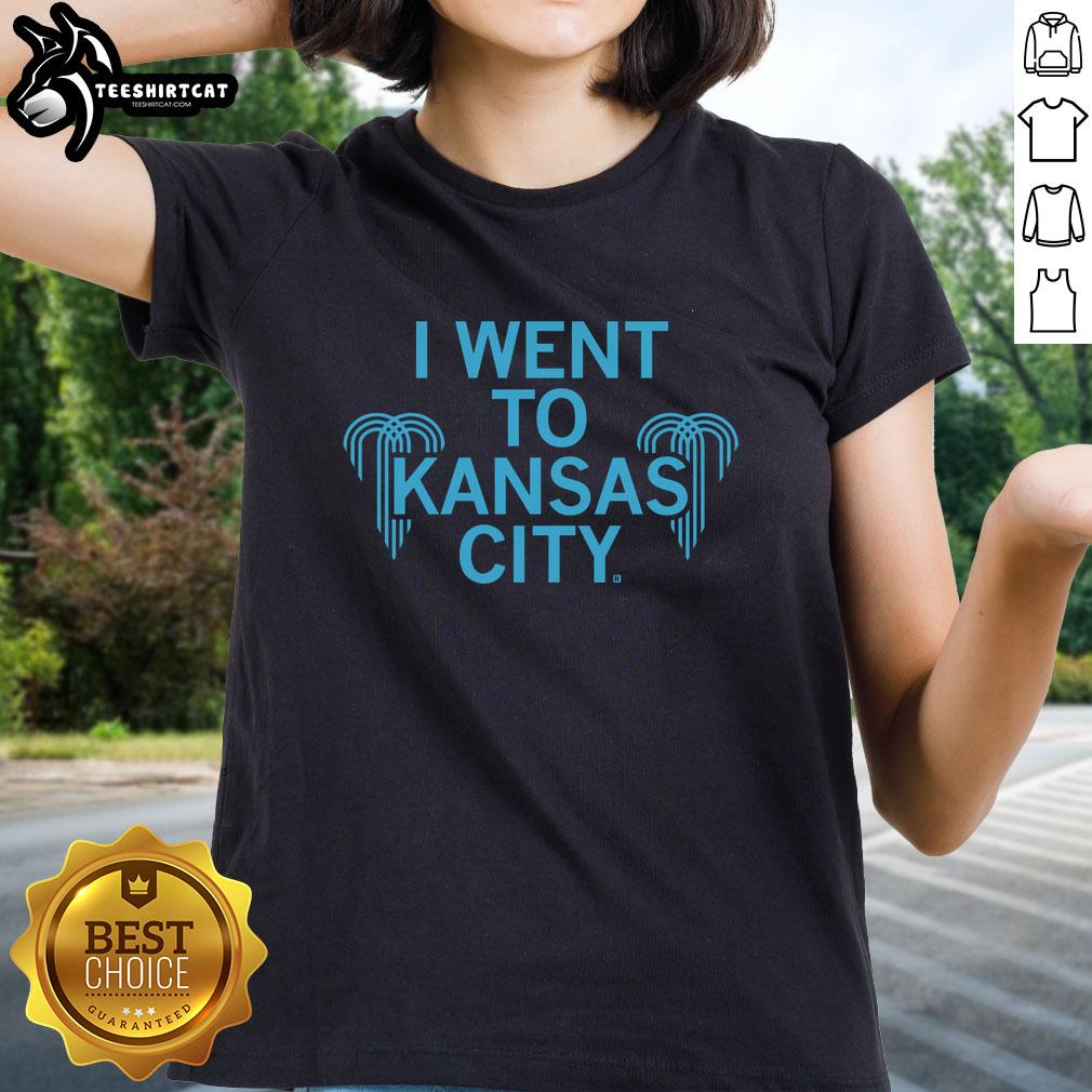 awesome-i-went-to-kansas-city-ladies-tee Awesome I Went To Kansas City Ladies Tee featuring stylish design and vibrant colors for women's casual wear.