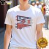 Awesome Illinois Fighting Illini Flags Urbana Champaign IL T-Shirt featuring vibrant colors and team logo design.