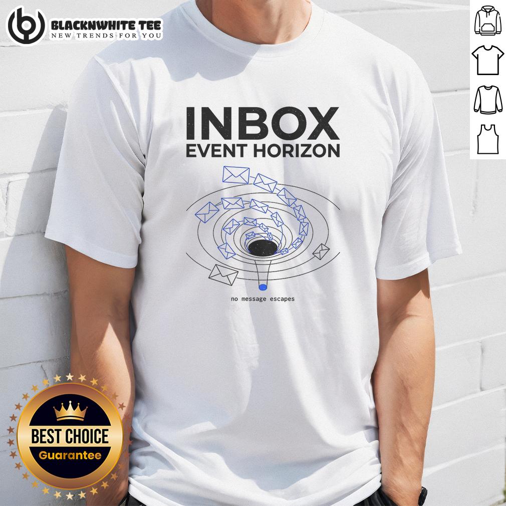 Awesome Inbox Event Horizon T Shirt Awesome Inbox Event Horizon T-Shirt featuring a cosmic design and vibrant colors, perfect for space enthusiasts.