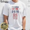 Alt Text: Awesome It's Coming Home 2026 England National Football T-Shirt featuring bold graphics and vibrant colors.